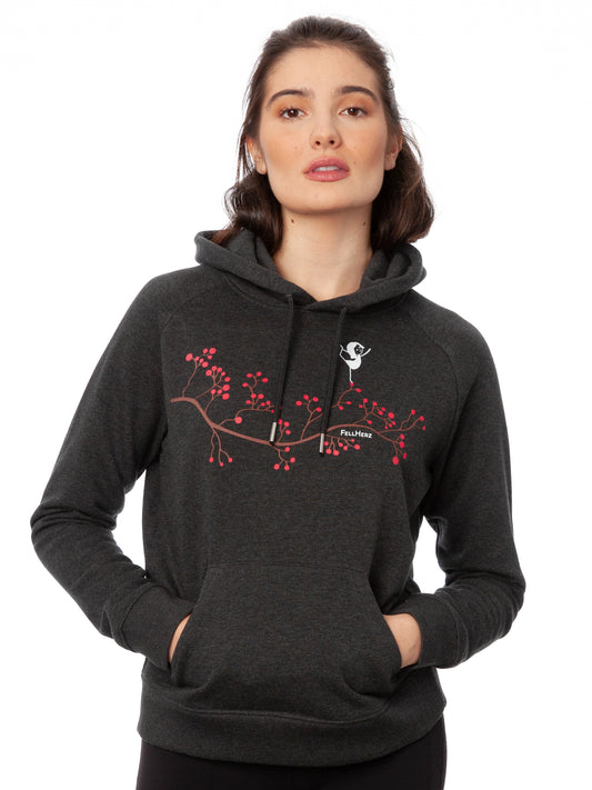 Asana Girl Hoodie dark heather grey