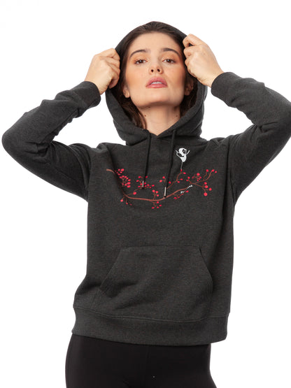 Asana Girl Hoodie dark heather grey