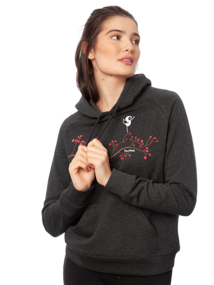 Asana Girl Hoodie dark heather grey