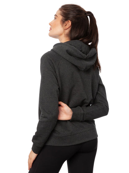 Asana Girl Hoodie dark heather grey