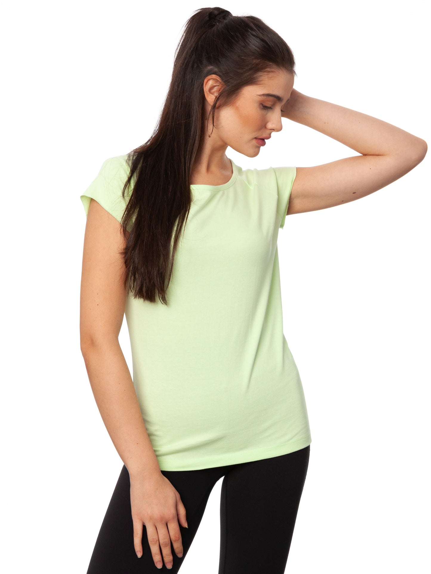 Cap Sleeve lime green