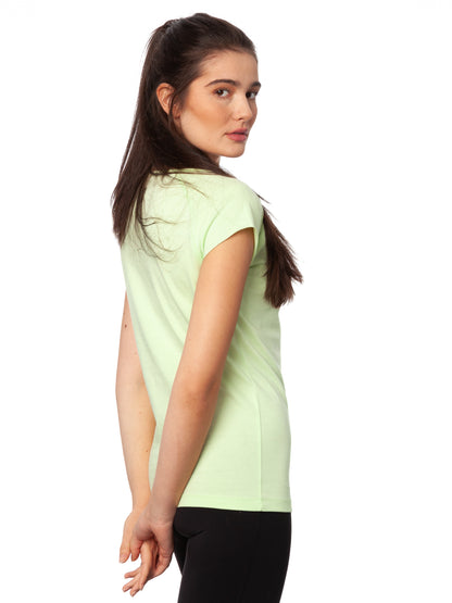 Cap Sleeve lime green