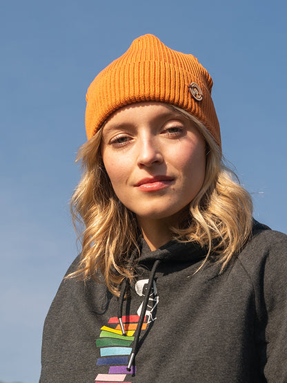 Beanie warm orange