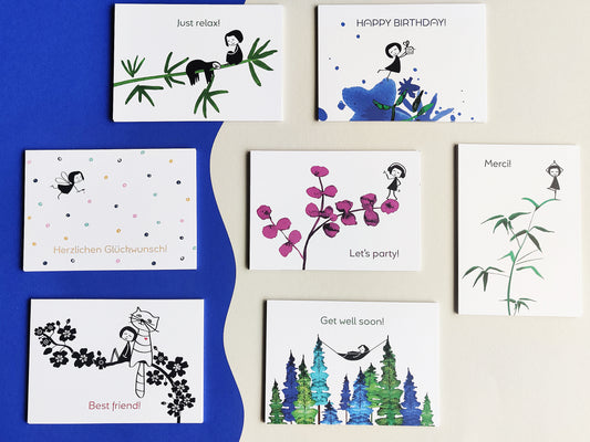 FellHerz greeting card set