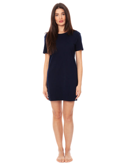 FellHerz T-Shirt Kleid navy