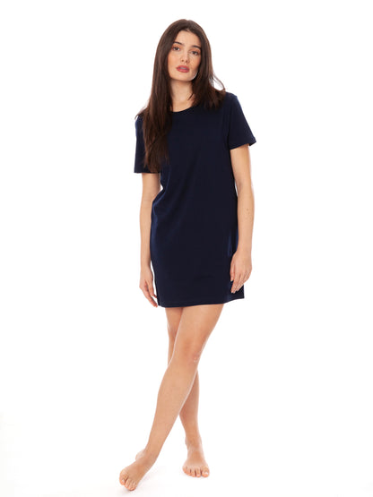 FellHerz T-Shirt Kleid navy