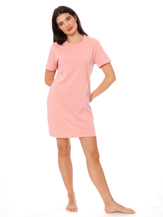 FellHerz T-Shirt Kleid rosa