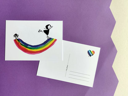 FellHerz Rainbow Postcard Set