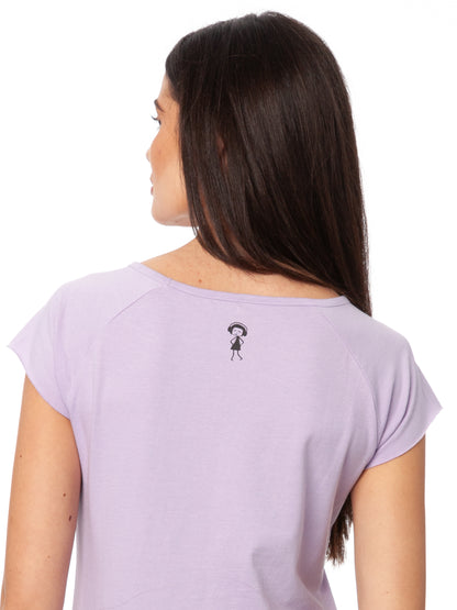 Cap Sleeve lavender