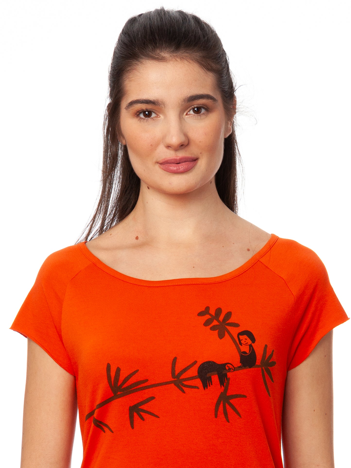 Faultier Cap Sleeve koi orange