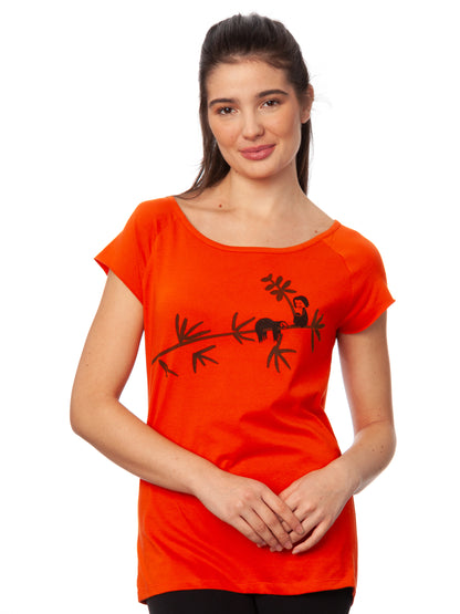 Faultier Cap Sleeve koi orange