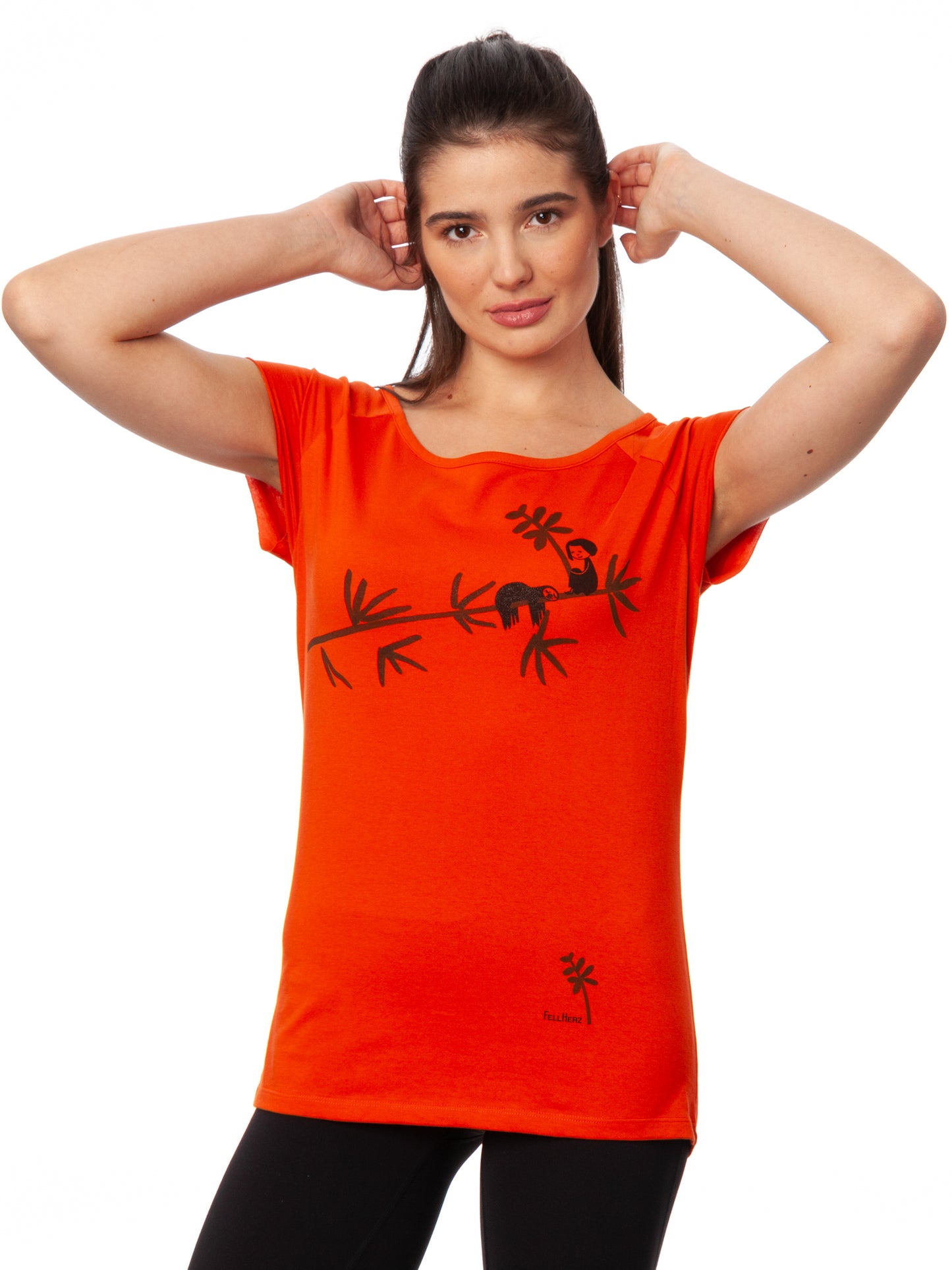 Faultier Cap Sleeve koi orange