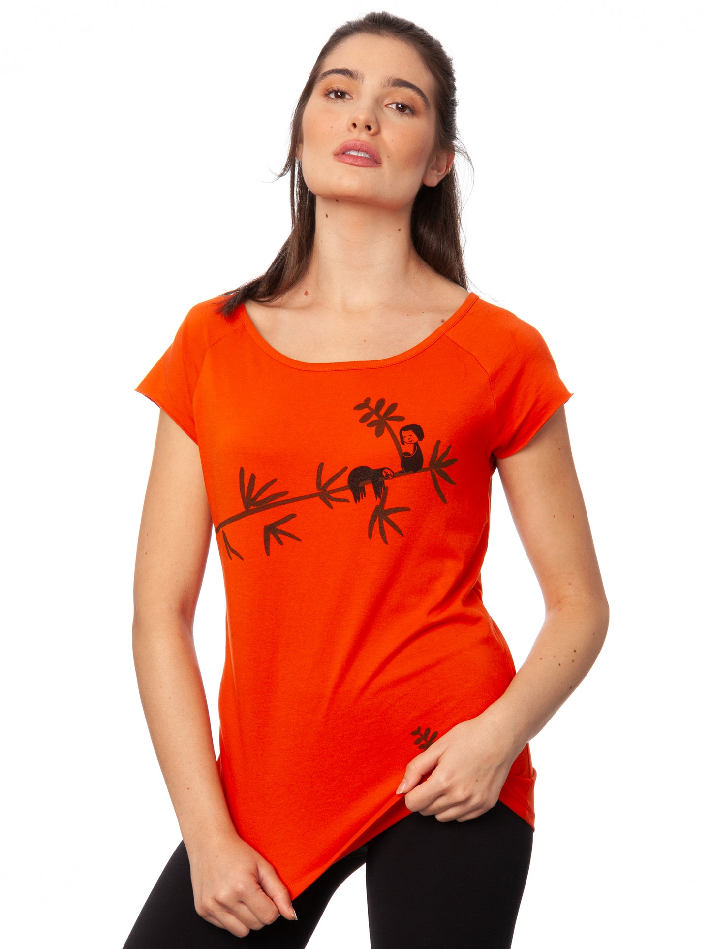 Faultier Cap Sleeve koi orange