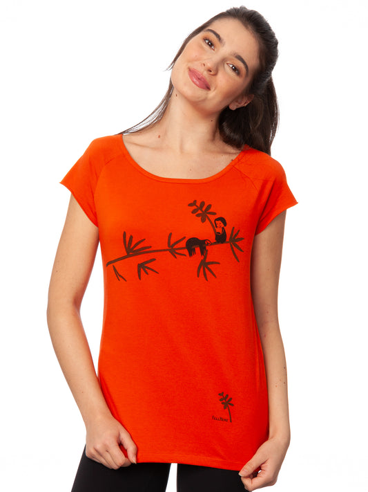 Faultier Cap Sleeve koi orange