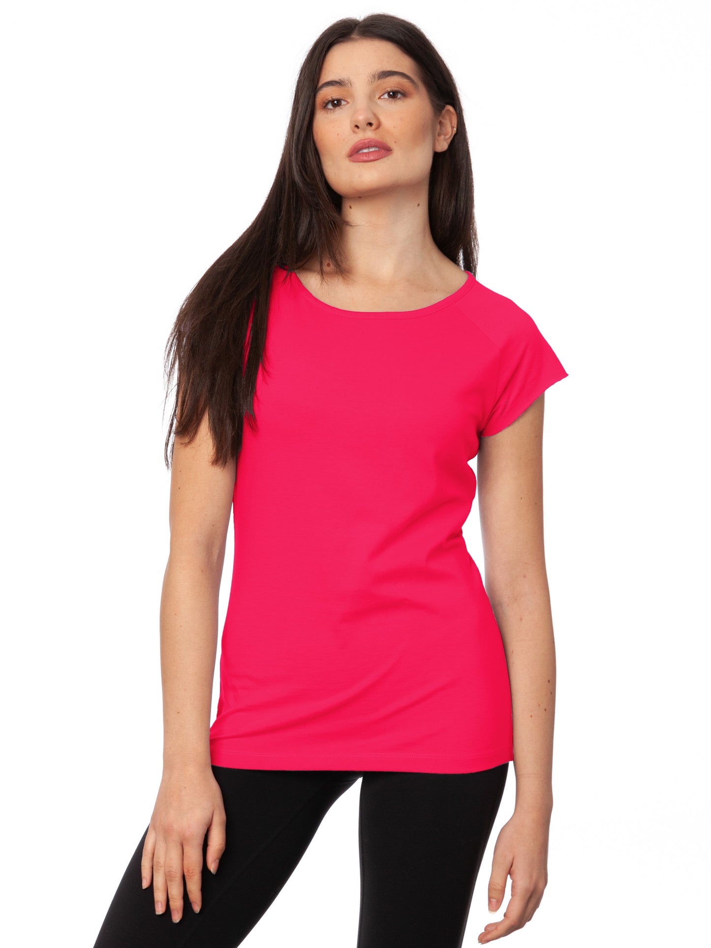 Cap Sleeve fuchsia