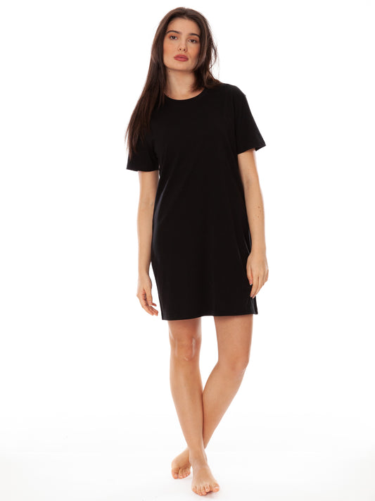 FellHerz T-Shirt Kleid black