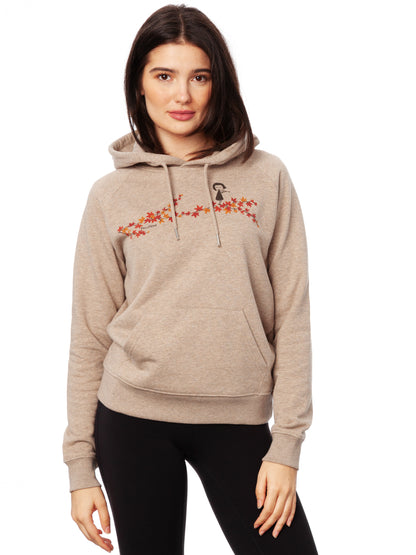 Ahorn-Girls Hoodie heather sand