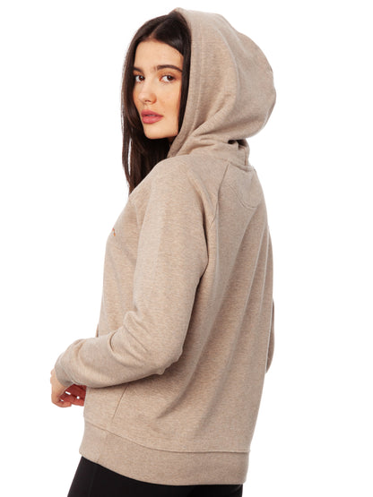 Ahorn-Girls Hoodie heather sand