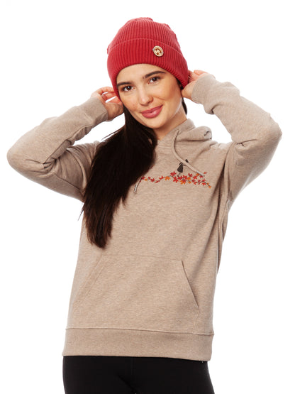 Ahorn-Girls Hoodie heather sand