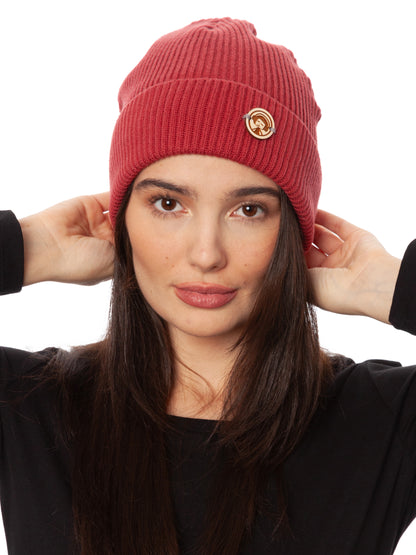 Beanie red earth