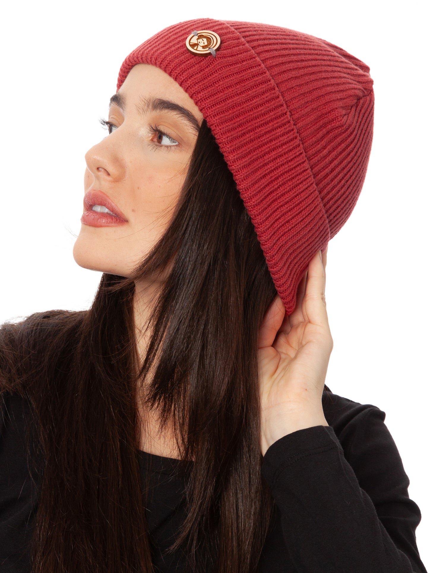 Beanie red earth