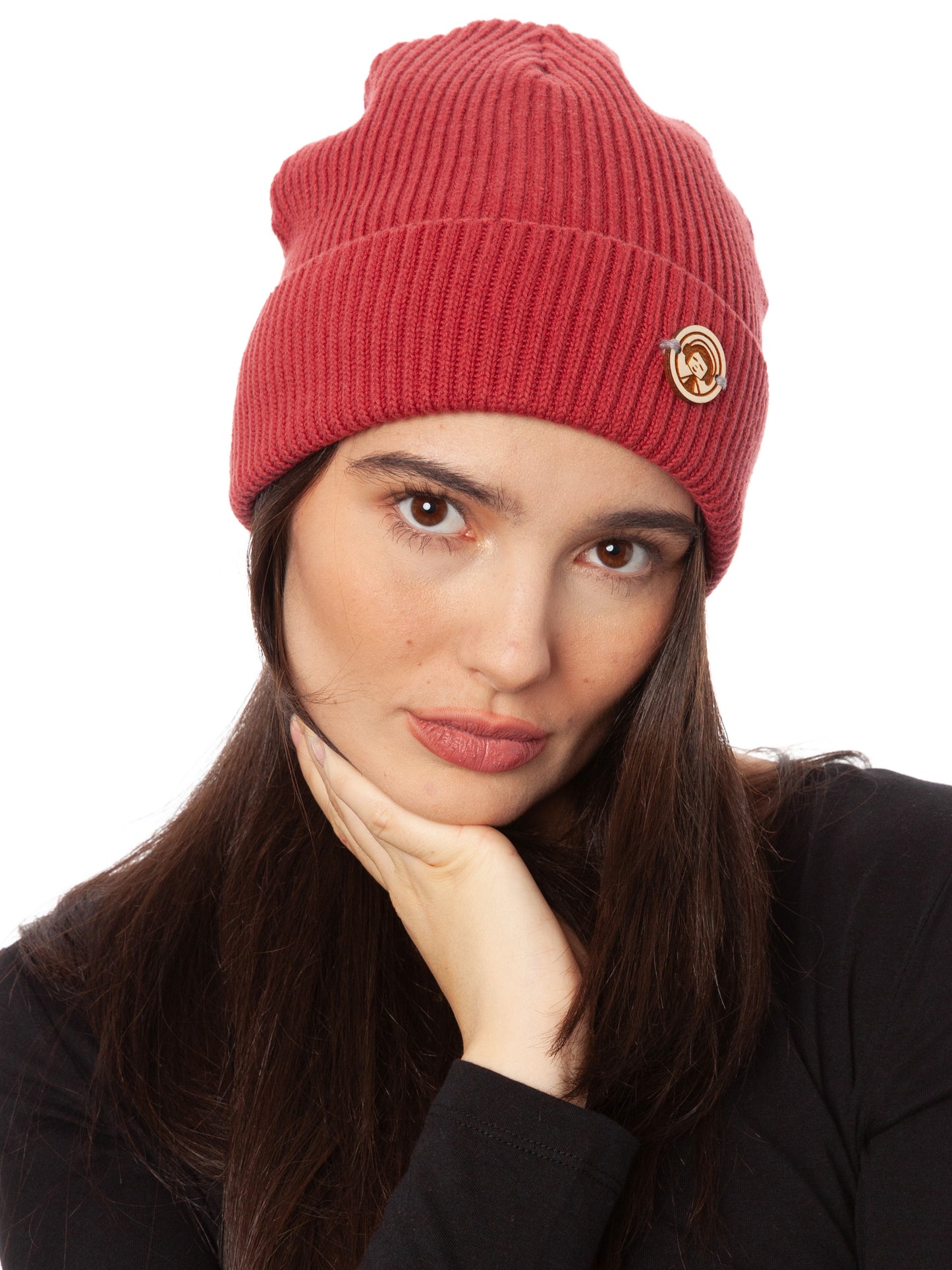 Beanie red earth