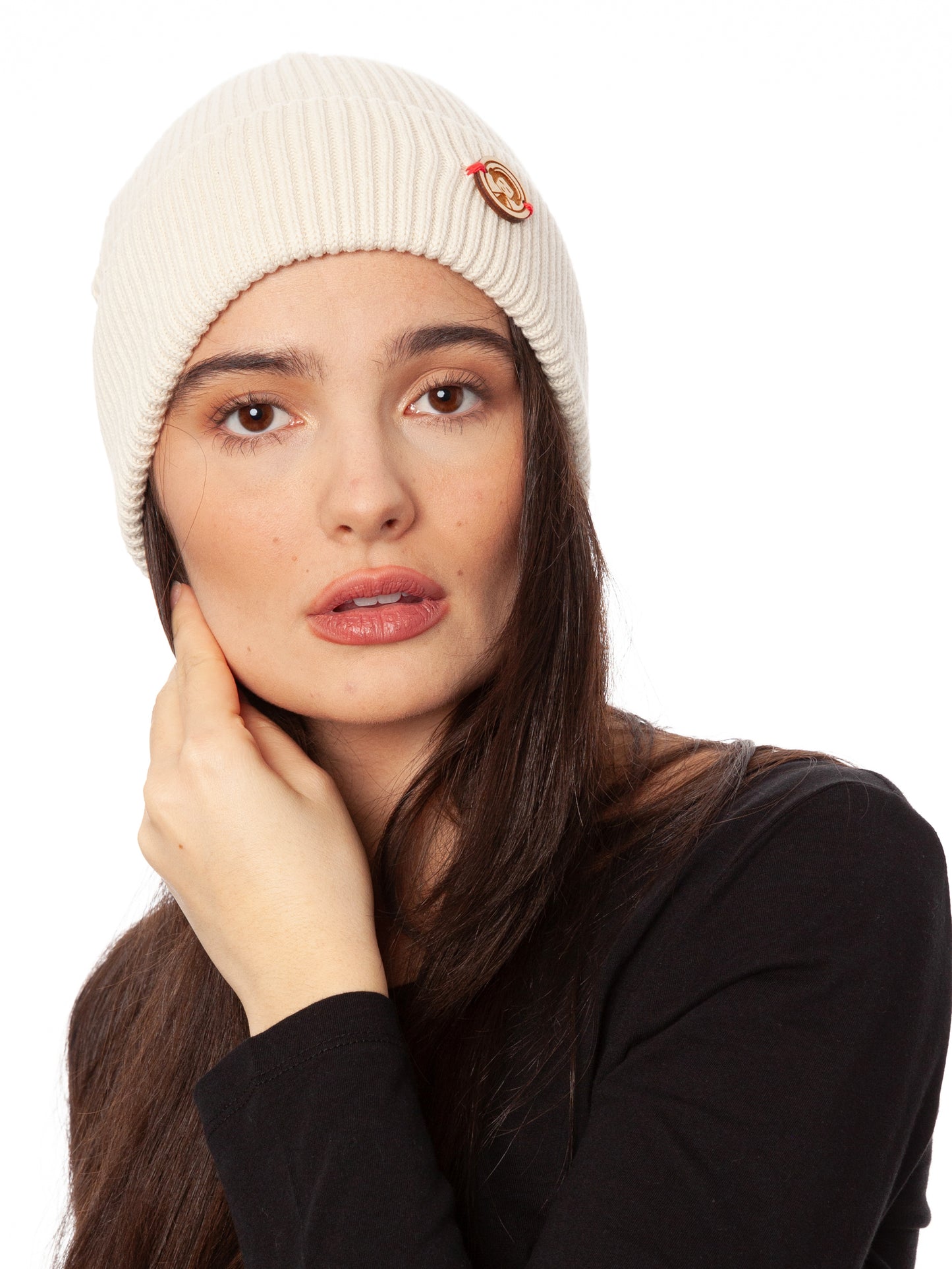 Beanie natural white