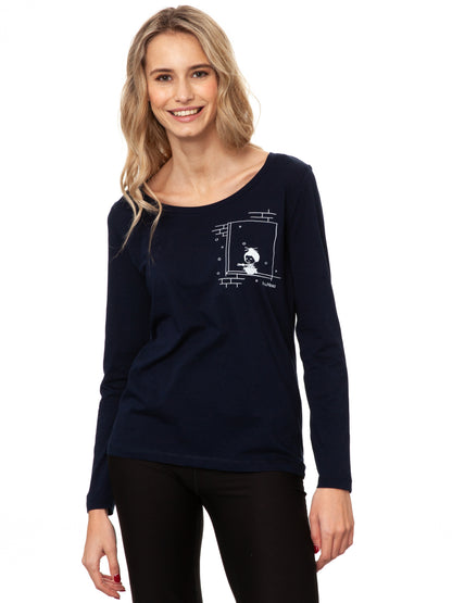 Noodle soup Longsleeve navy