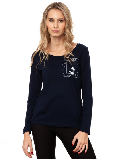 Noodle soup Longsleeve navy