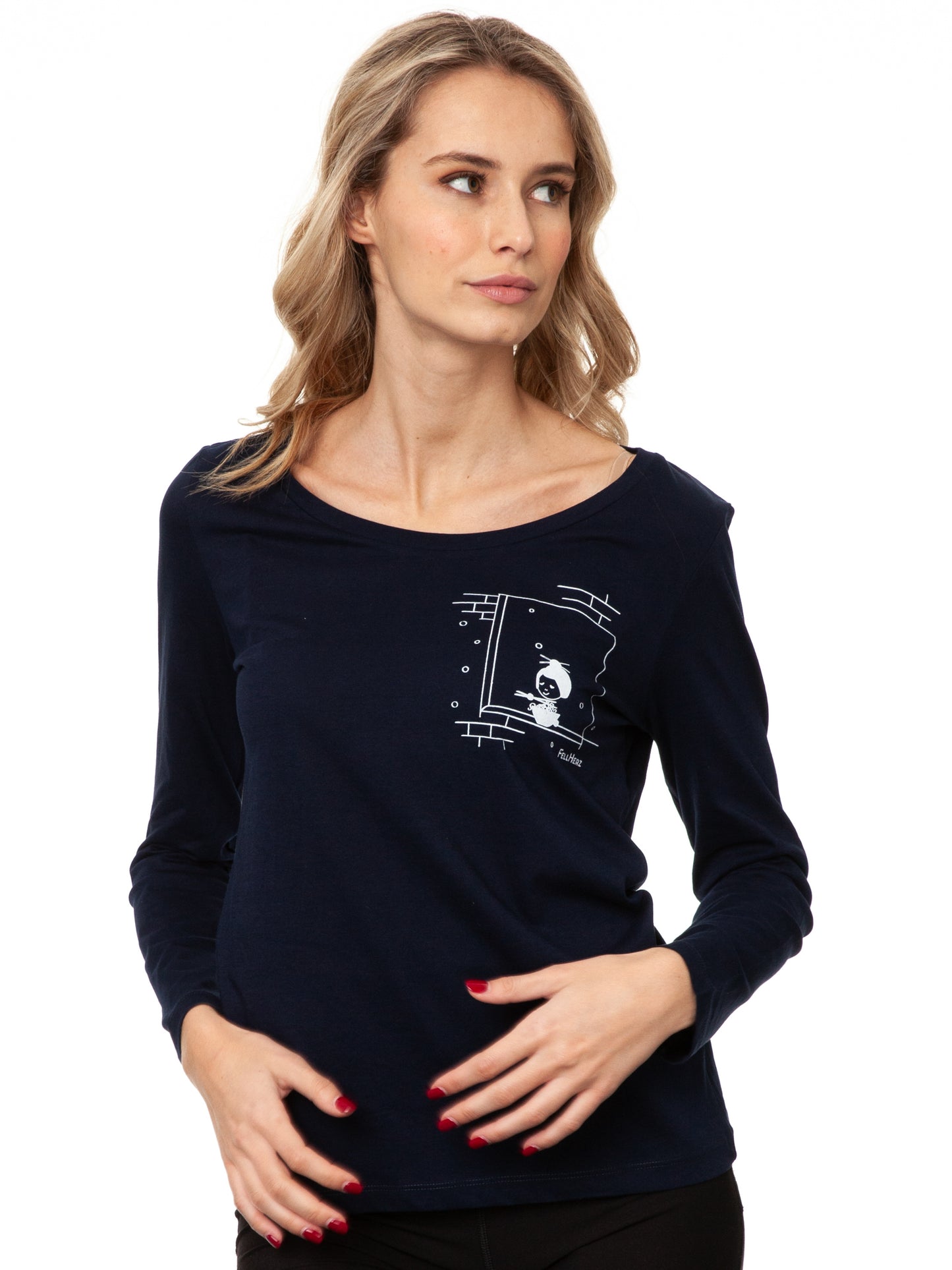 Noodle soup Longsleeve navy