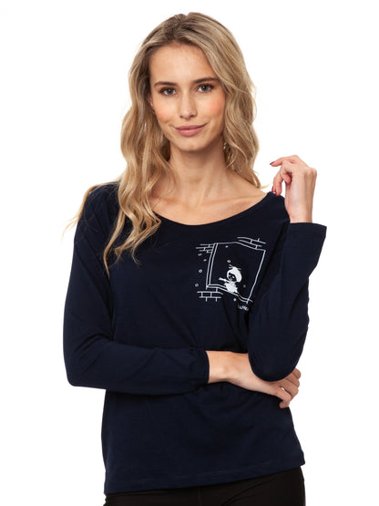 Noodle soup Longsleeve navy